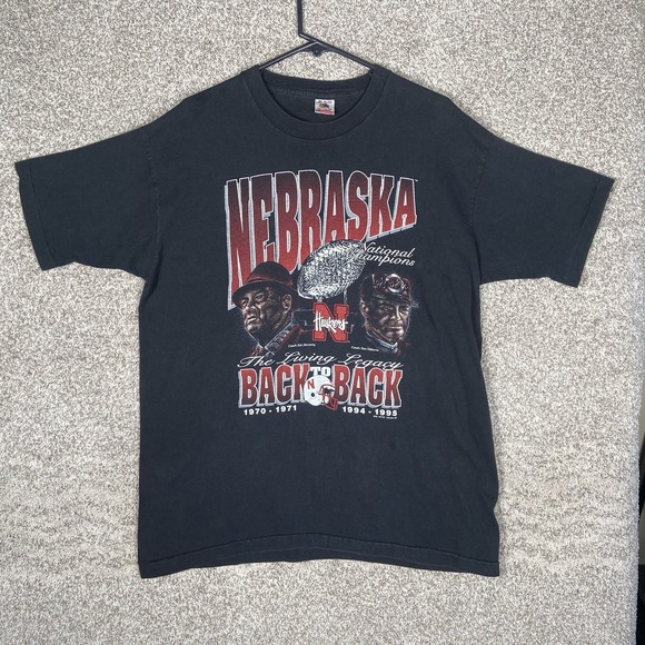 Fruit of the Loom Other - Vintage 1996 Nebraska Huskers T-Shirt Mens XL Back to Back Single Stitched